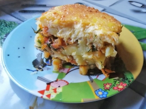 Картофельная запеканка с фаршем в духовке для детей от 3-х лет 