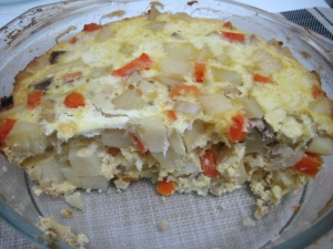 Картофельная запеканка с тунцом 