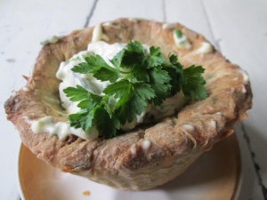 Картофельные корзиночки с фаршем 