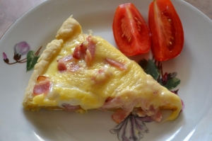 Киш Лорен с беконом 