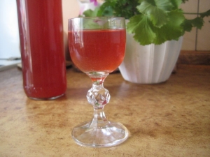 Клубничный ликер Ксу Ксу в домашних условиях 