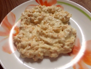 Красная рыба в сливочно-сырном соусе 