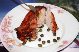 Крылья индейки в фольге в духовке 