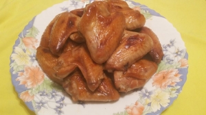 Крылышки в медово-соевом соусе в духовке 