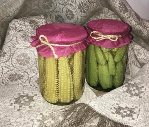 Кукуруза консервированная в початках 