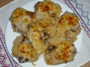Курица с сыром в духовке 