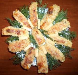 Курица с грибами в сливках в духовке 