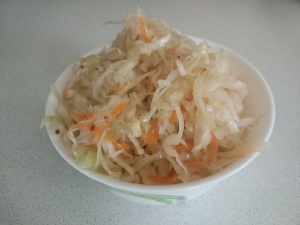 Квашеная капуста с семенами укропа 