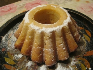 Манник с апельсином на кефире 