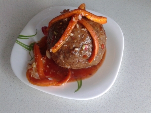 Мексиканская большая котлета в духовке 