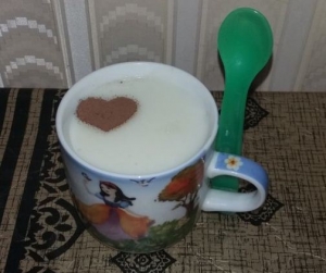 Молочный кисель с крахмалом для ребенка до 1 года (от 8 месяцев) 