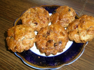 Низкокалорийные кексы из овсянки без сахара 