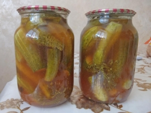 Огурцы с кетчупом «Чили» (на 1 литр) 