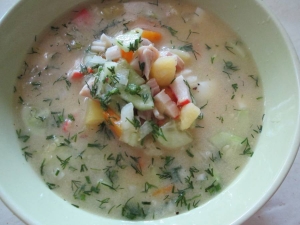 Окрошка на пиве 