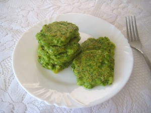 Оладьи из брокколи 