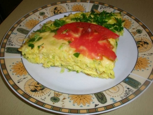 Омлет с кабачками 