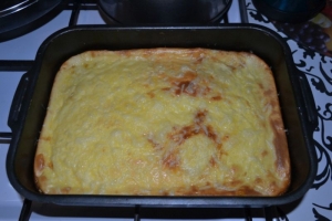 Омлет в духовке с молоком 