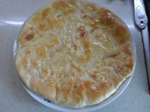 Осетинский пирог с брынзой и картошкой 