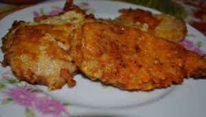 Отбивные из свинины с сыром на сковороде 