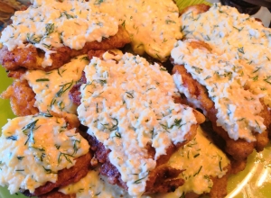 Отбивные с еврейской начинкой 