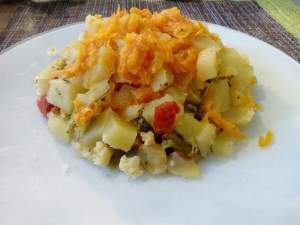 Овощная запеканка с кабачками для ребенка 1,5 года 