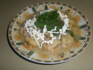 Овощное рагу в мультиварке с кабачками, картошкой и цветной капустой 