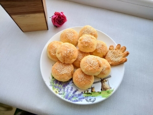 ПП Творожные булочки с рисовой и кукурузной мукой 