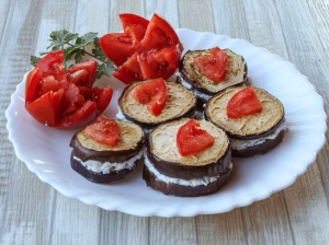 ПП баклажаны с творожным сыром для похудения 