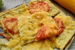 ПП кабачковая пицца в духовке 