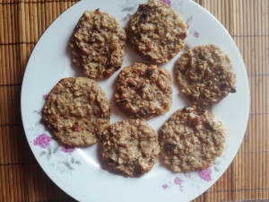 ПП печенье из овсянки и банана 