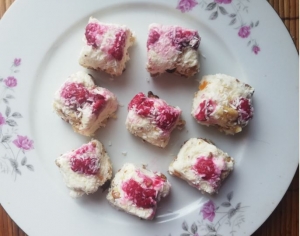 ПП творожные роллы с ягодами 