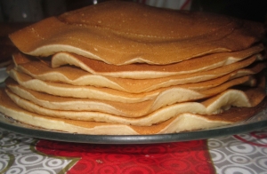 Панкейки на сметане и молоке 