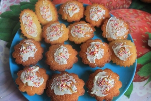 Пасхальные кексы в формочках без дрожжей 