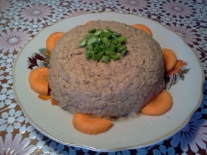 Паштет из свиной печени с морковью, луком и фасолью в домашних условиях 