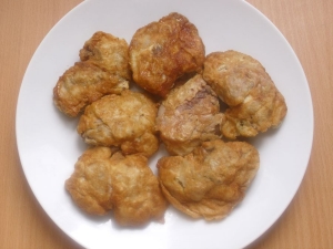 Печень индейки жаренная в кляре 