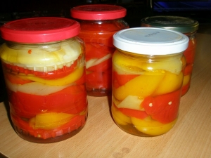 Перец маринованный в масле на зиму 