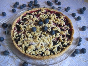 Песочный пирог с терном 