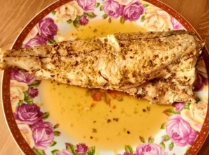 Пикша в духовке 