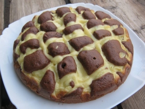 Пирог "Стеганное одеяло" с творогом 