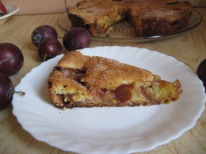 Пирог со сливами из газеты New York Times 