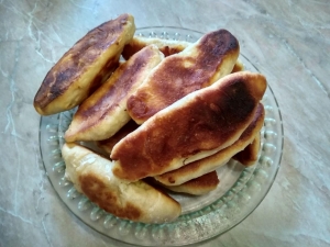 Пирожки с картошкой жареные в духовке 
