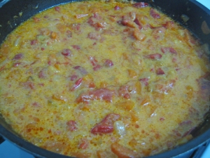 Подлива со сметаной без мяса к макаронам или гречке 