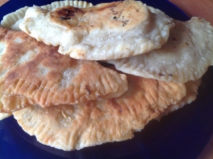 Постные чебуреки с капустой. Тесто без яиц 