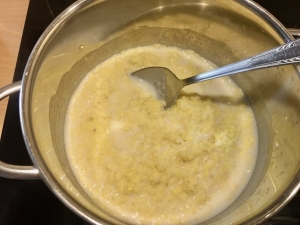 Пшенная каша на молоке и воде для годовалого ребенка 