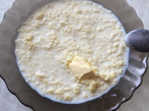 Пшенная каша на молоке в мультиварке 