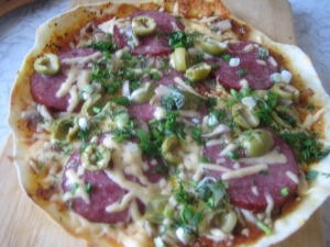 Пицца на сковороде в домашних условиях 