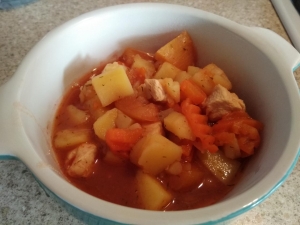 Рагу из овощей с курицей для детей 1,5 года 