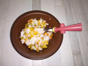 Рис с овощами детям от 3-х лет 