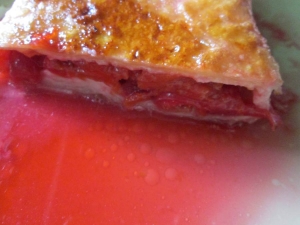 Рулет из лаваша с вишней 