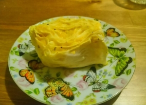 Рулеты из лаваша с картошкой и сыром 